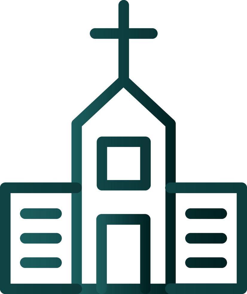 Church Vector Icon Design