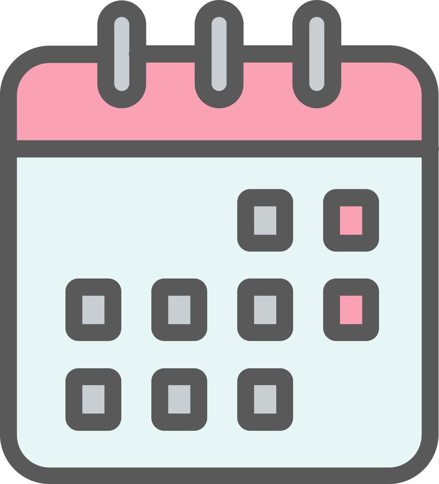Calendar Alt Vector Icon Design