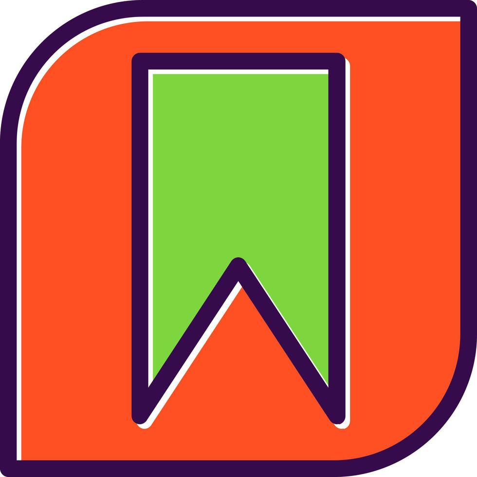 Bookmark Vector Icon Design