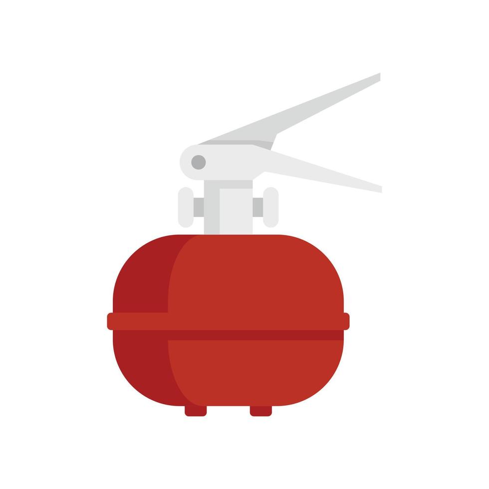 Fire extinguisher prevention icon flat isolated vector