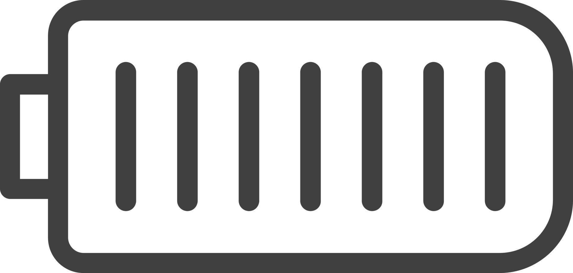 Battery Full Vector Icon Design