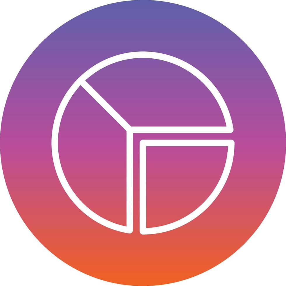 Chart Pie Vector Icon Design