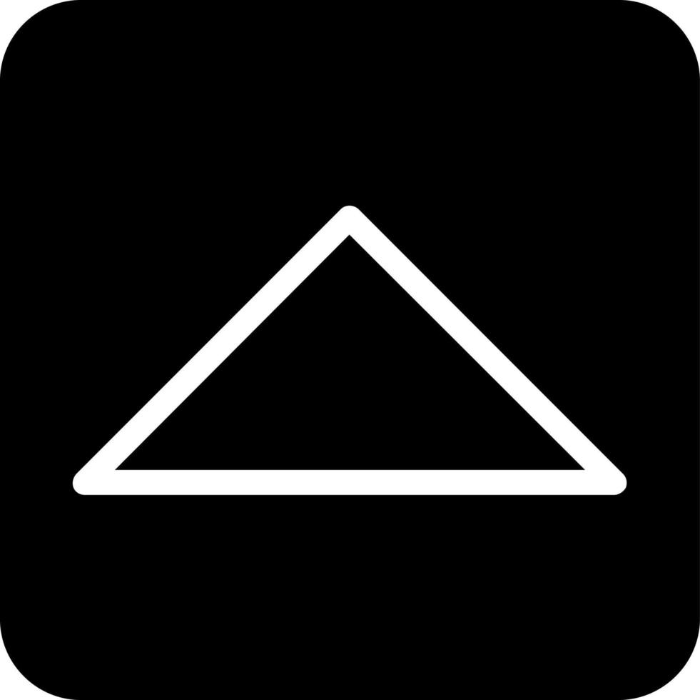 Caret Square Up Vector Icon Design