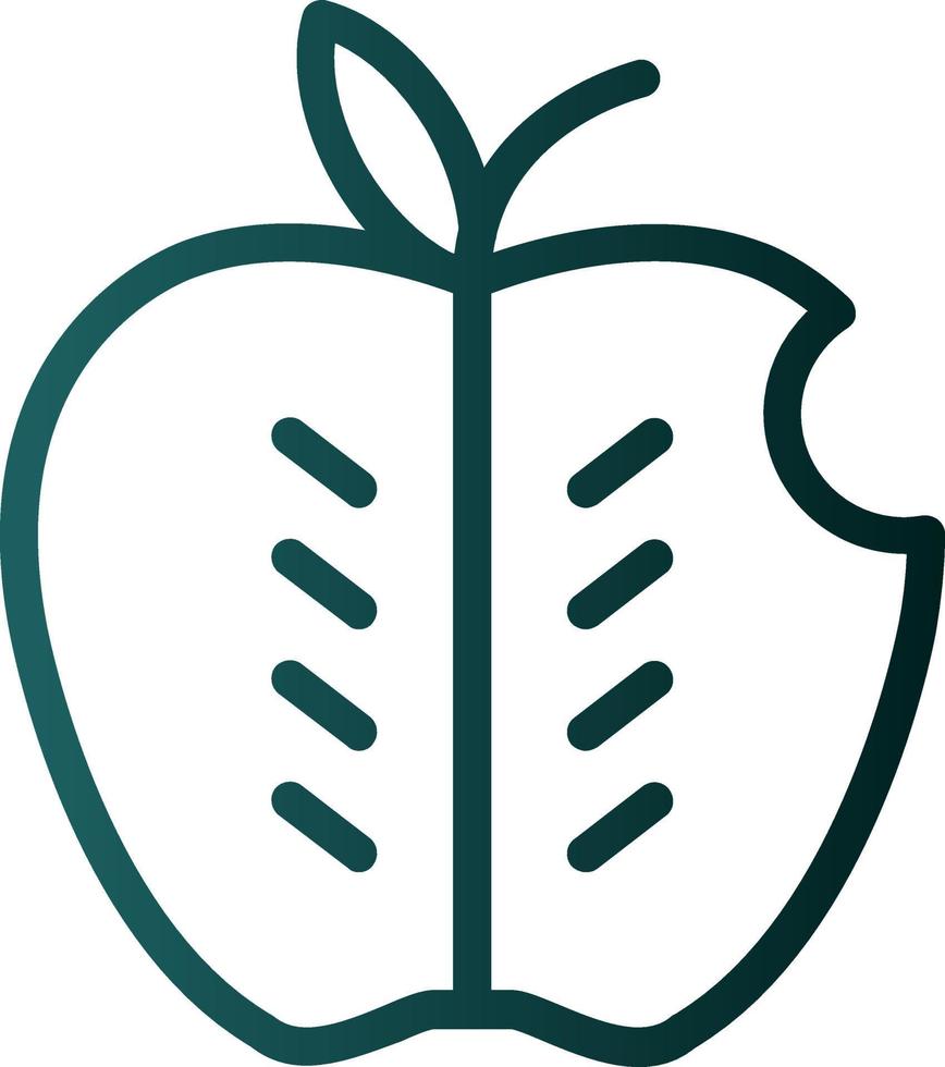 Apple Alt Vector Icon Design
