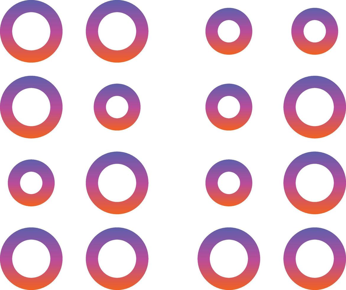 Braille Vector Icon Design