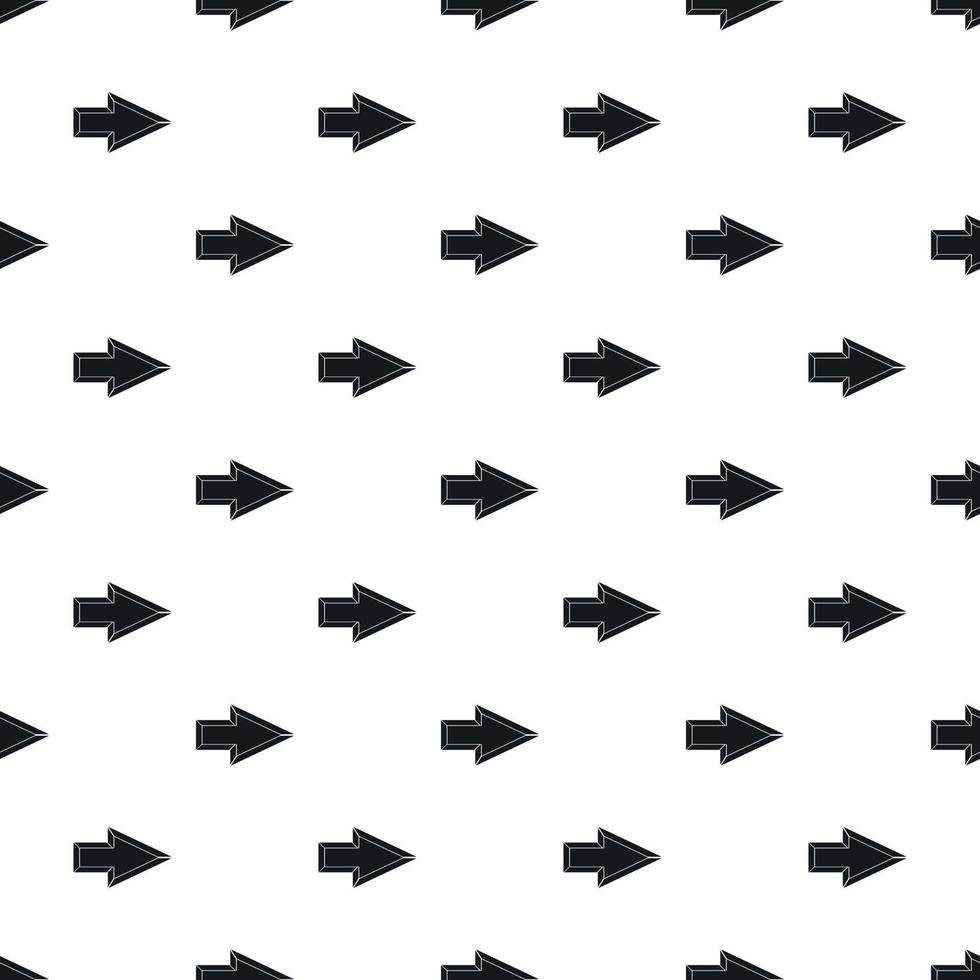 Arrow pattern, simple style vector