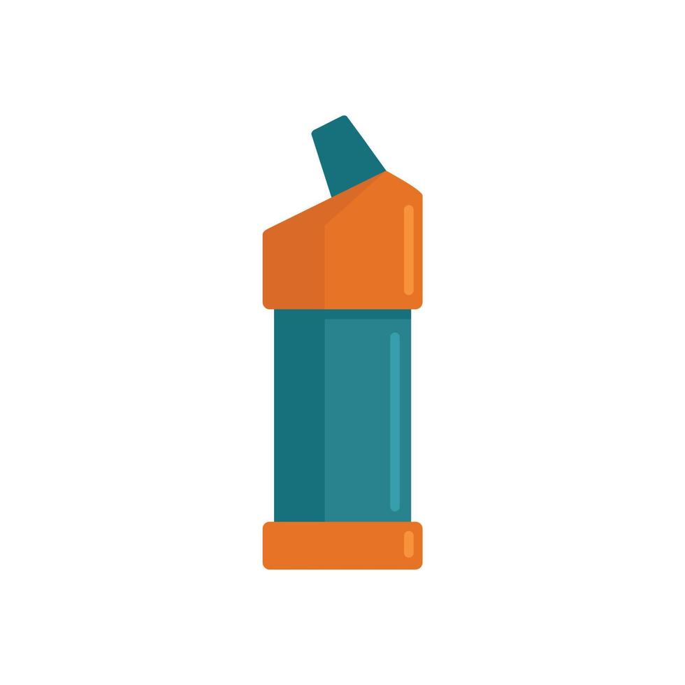 Toilet cleaner bottle icon flat isolated vector