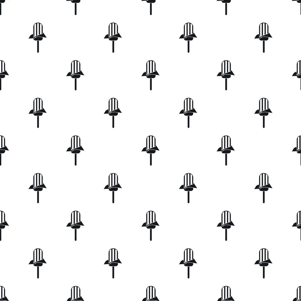 Ice lolly pattern, simple style vector