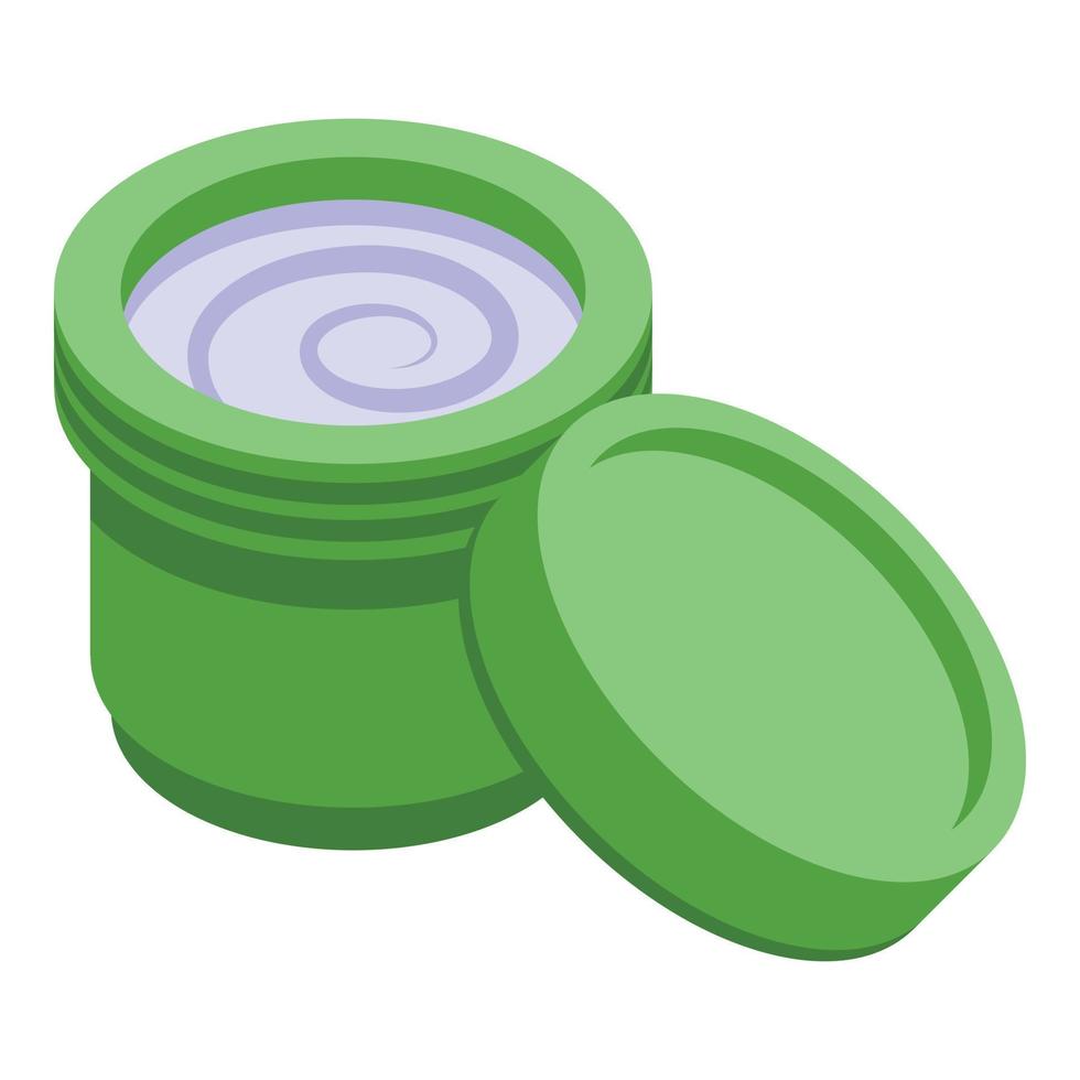 After shave cream icon isometric vector. Face soap vector