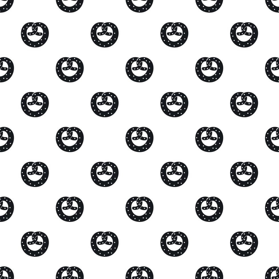 Pretzel pattern, simple style vector