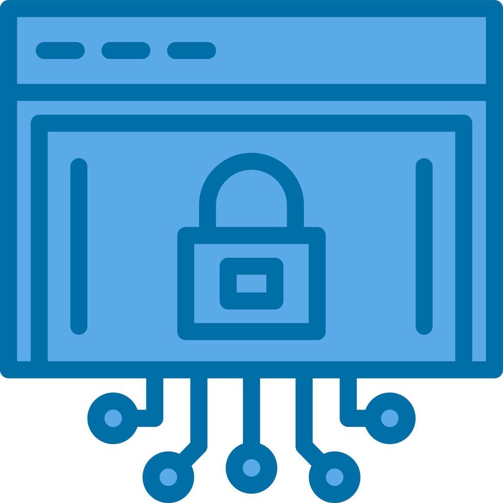 Internet Security Vector Icon Design