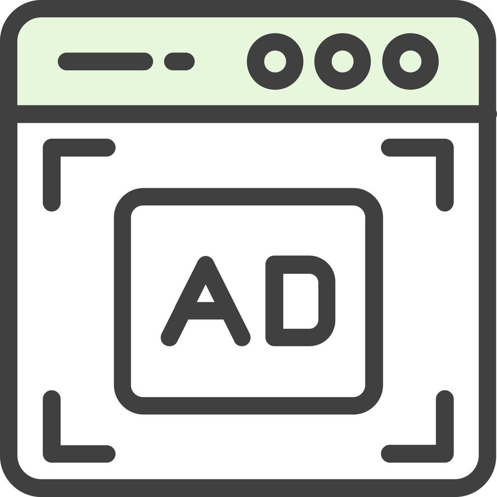 Ad Vector Icon Design