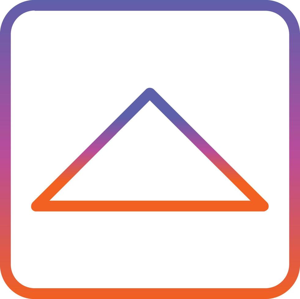 Caret Square Up Vector Icon Design