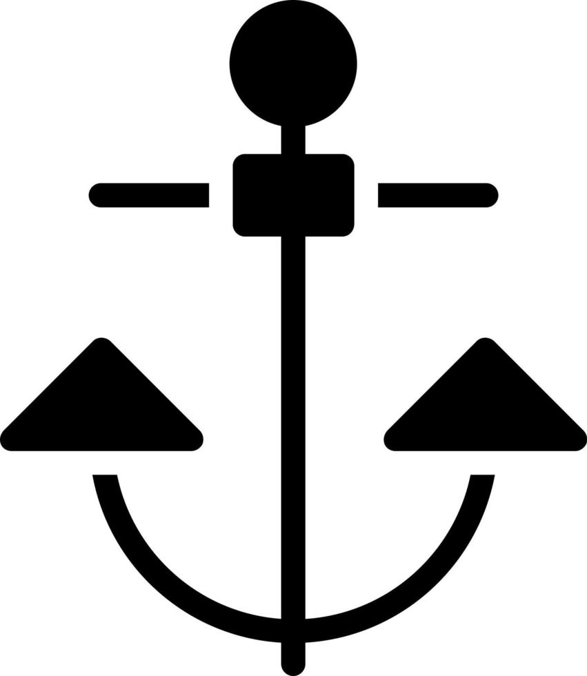 Anchor Vector Icon Design