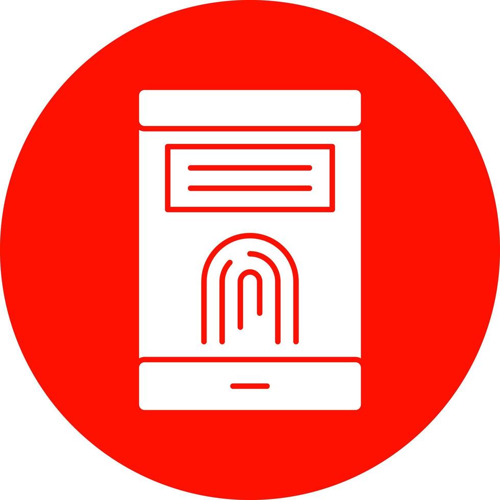Finger Print Vector Icon Design