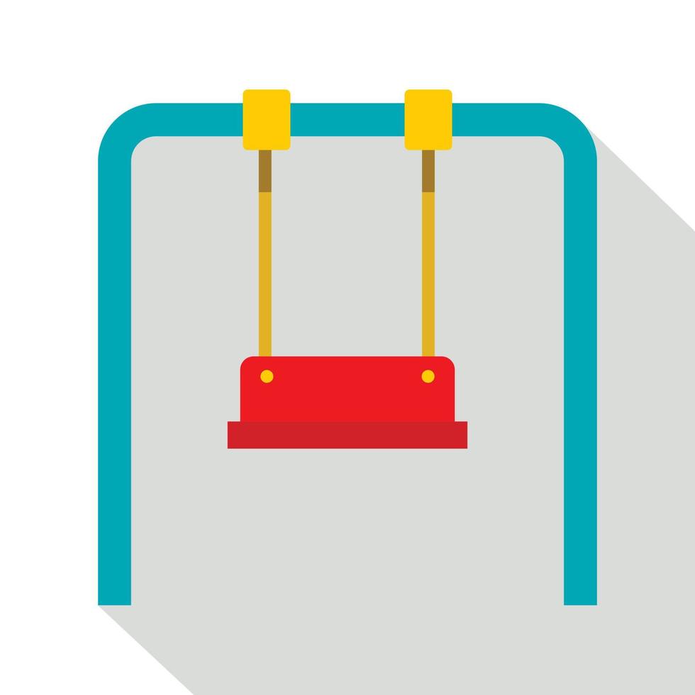 Swing icon, flat style vector