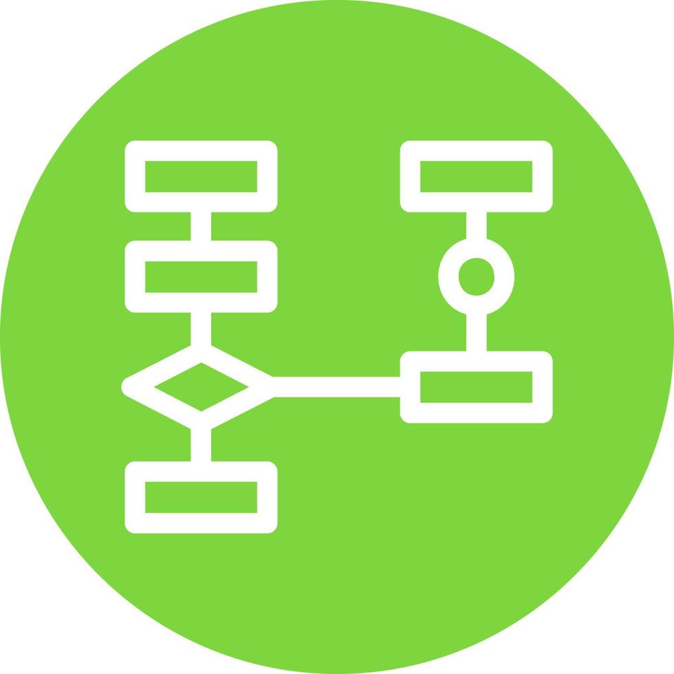 Flowchart Vector Icon Design
