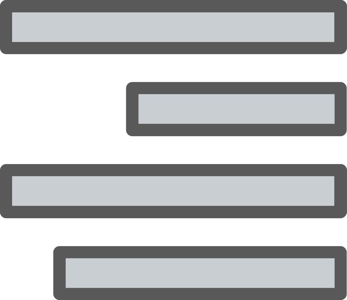 Align Left Vector Icon Design