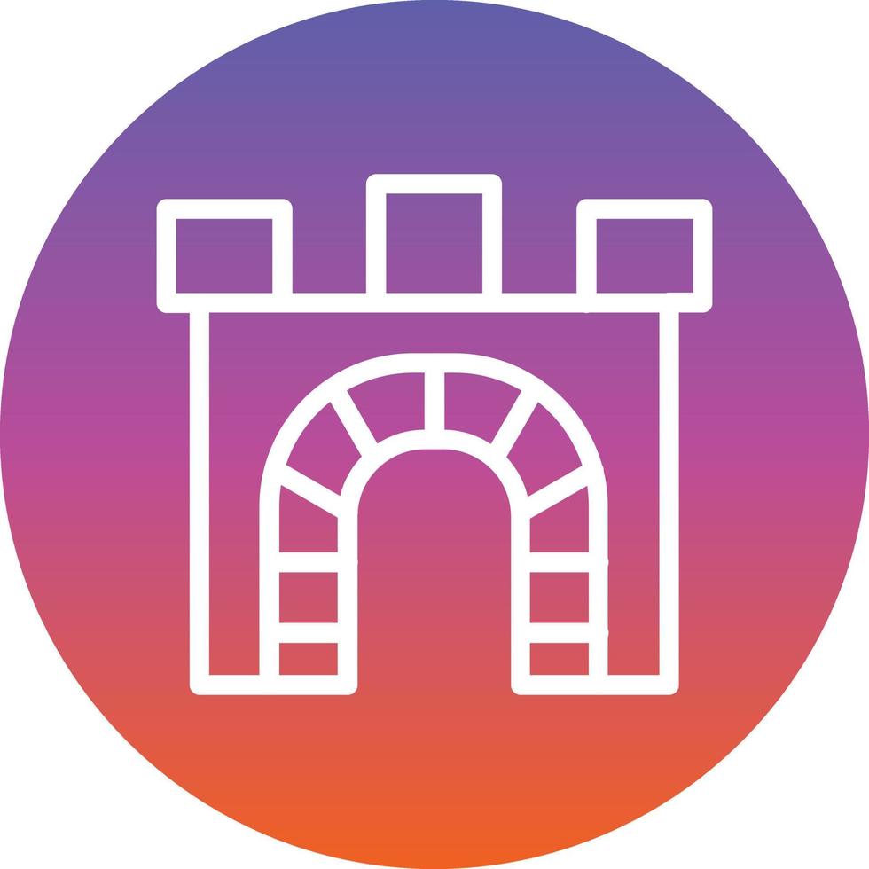 Archway Vector Icon Design