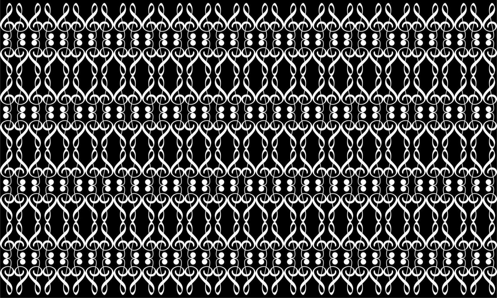 Motifs Pattern Inspired by Musical Note Icon Symbol for Decoration, Ornate, Background or Graphic Design Element. Vector Illustration