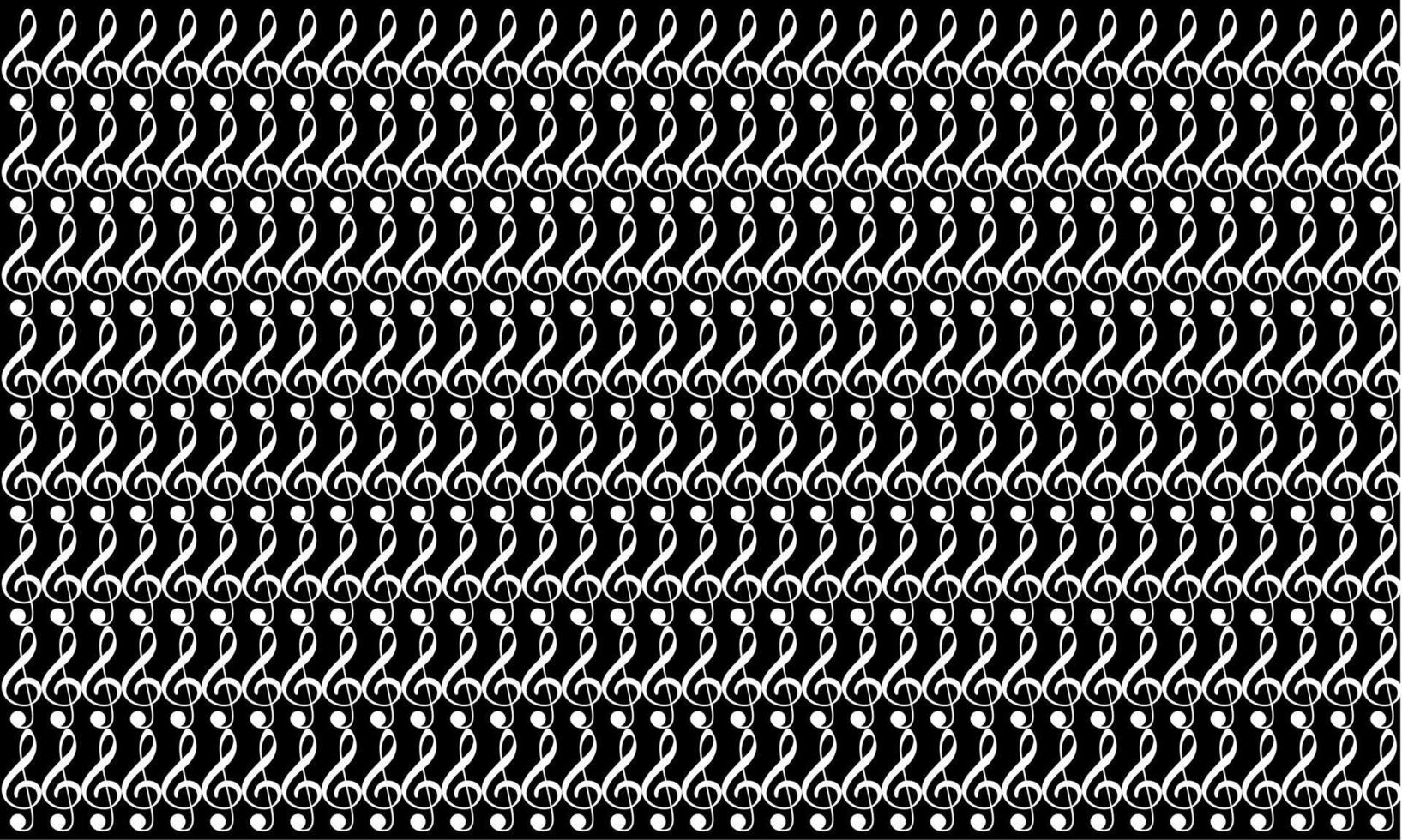 Motifs Pattern Inspired by Musical Note Icon Symbol for Decoration, Ornate, Background or Graphic Design Element. Vector Illustration