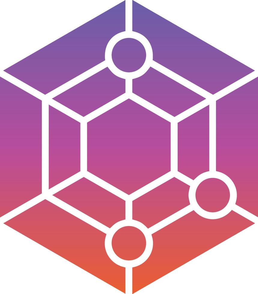 Radar Chart Vector Icon Design