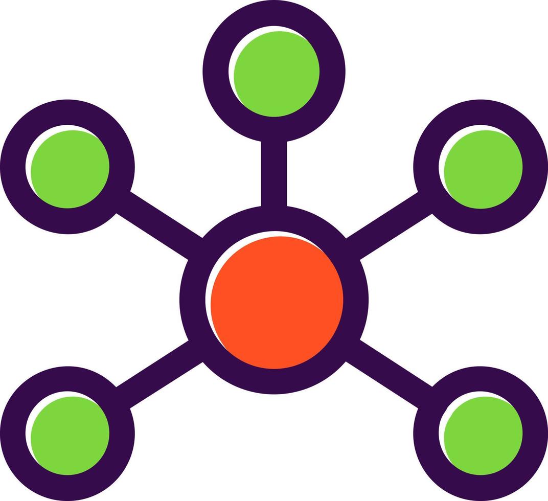 Mind Map Vector Icon Design