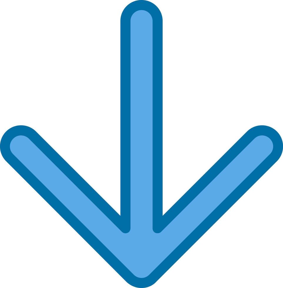 Arrow Down Vector Icon Design