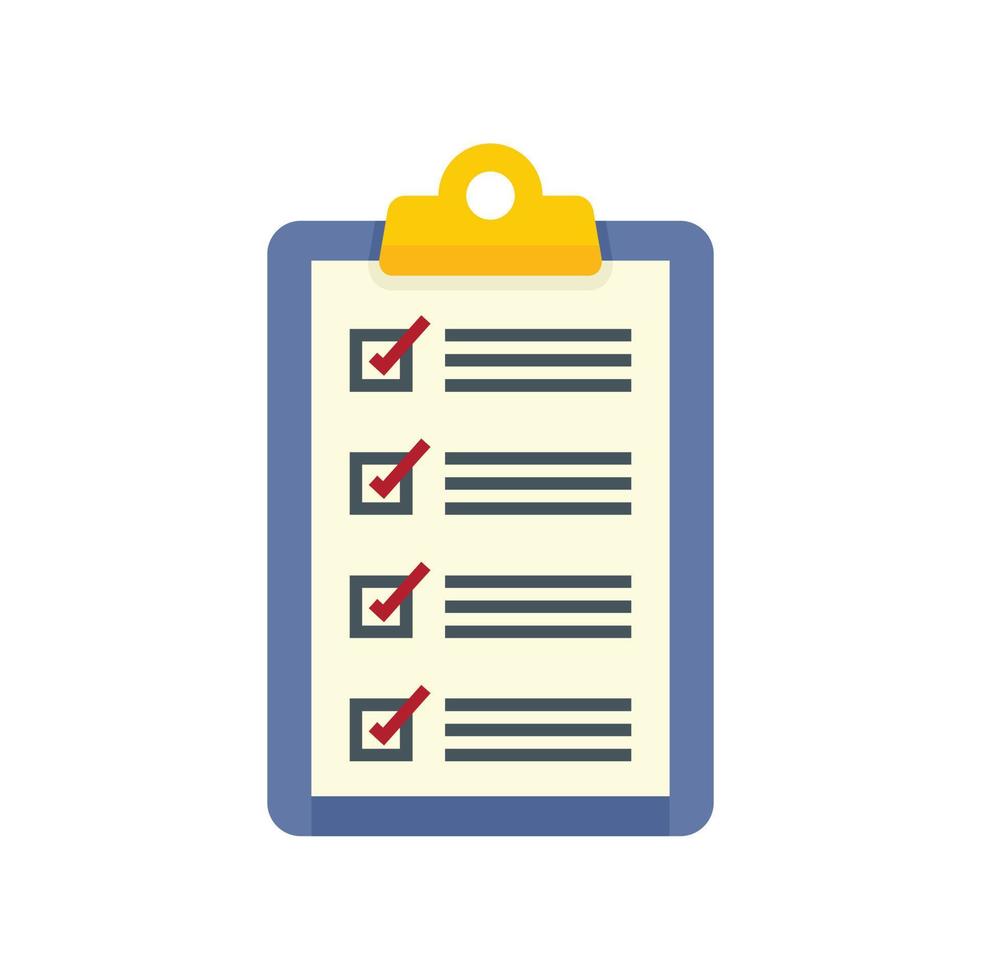 Measles pacient clipboard icon flat isolated vector