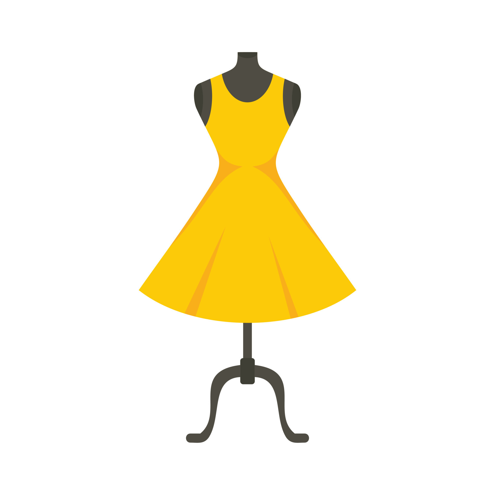 Fashion mannequin icon flat isolated vector 15015569 Vector Art at Vecteezy