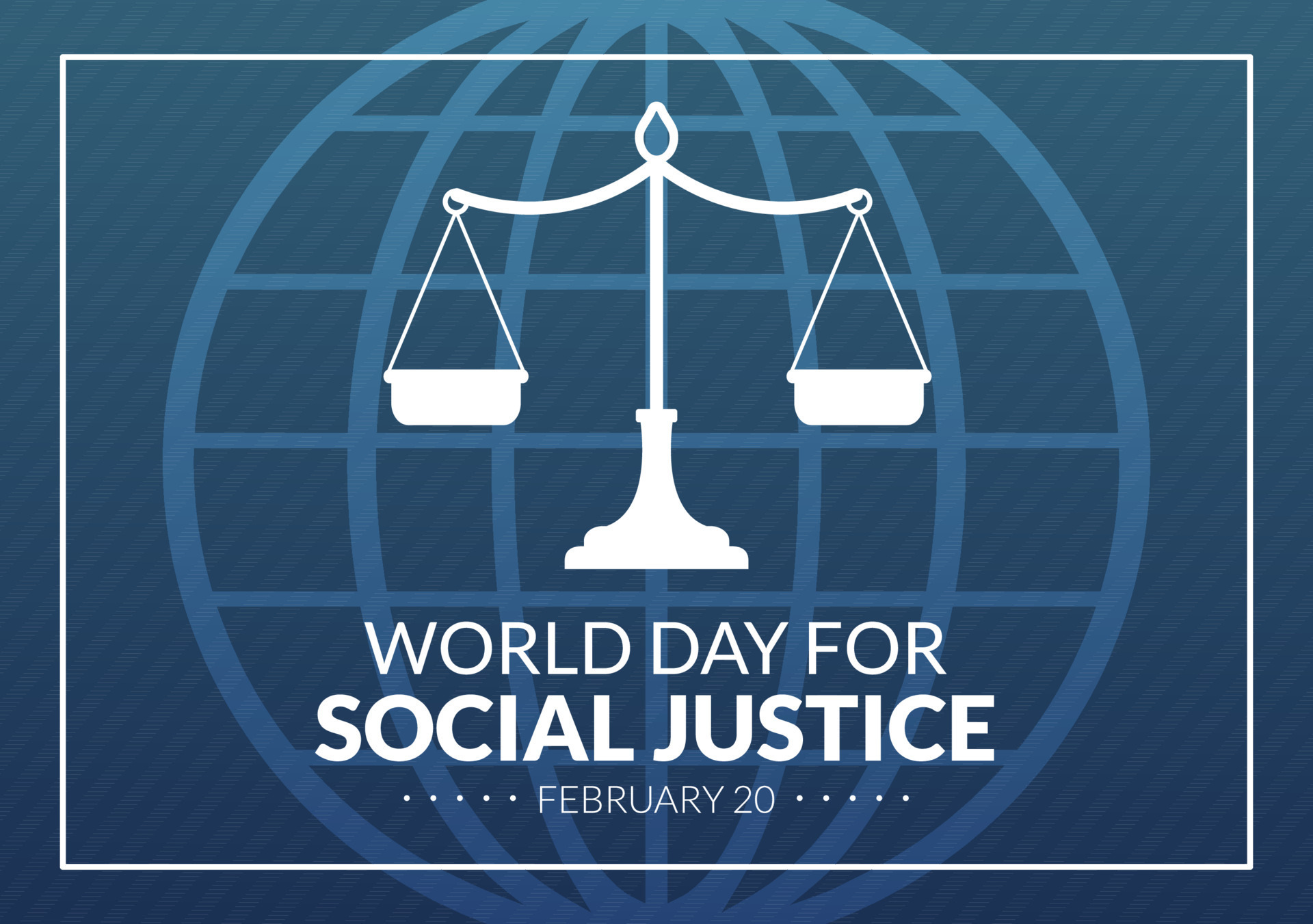 día mundial de la justicia social el 20 de febrero con escamas o ...