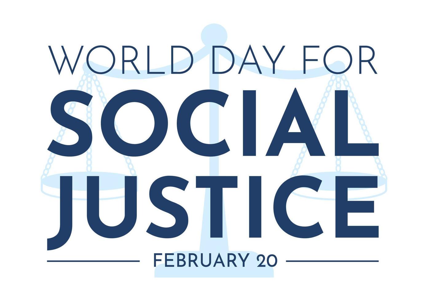 día mundial de la justicia social el 20 de febrero con escamas o ...