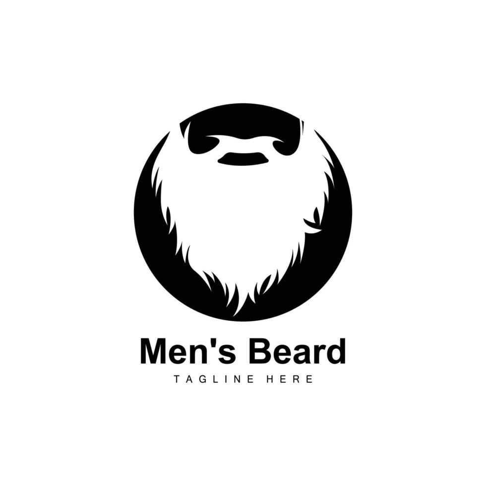 Beard Logo, Vector Barbershop, Design For Male Appearance, Barber, Hair, Fashion