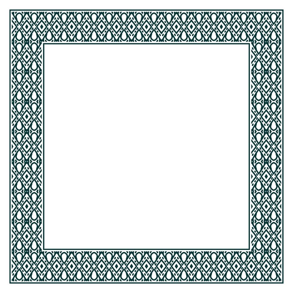 marco vectorial ornamental vintage. plantilla de ilustración vectorial para diseño vector