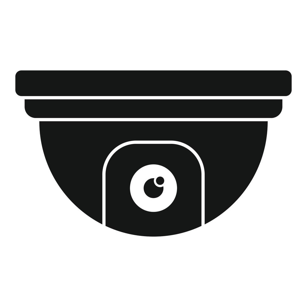 Indoor security camera icon simple vector. Movie camcorder vector