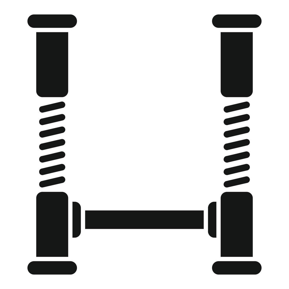 Professional car lift icon simple vector. Service auto vector