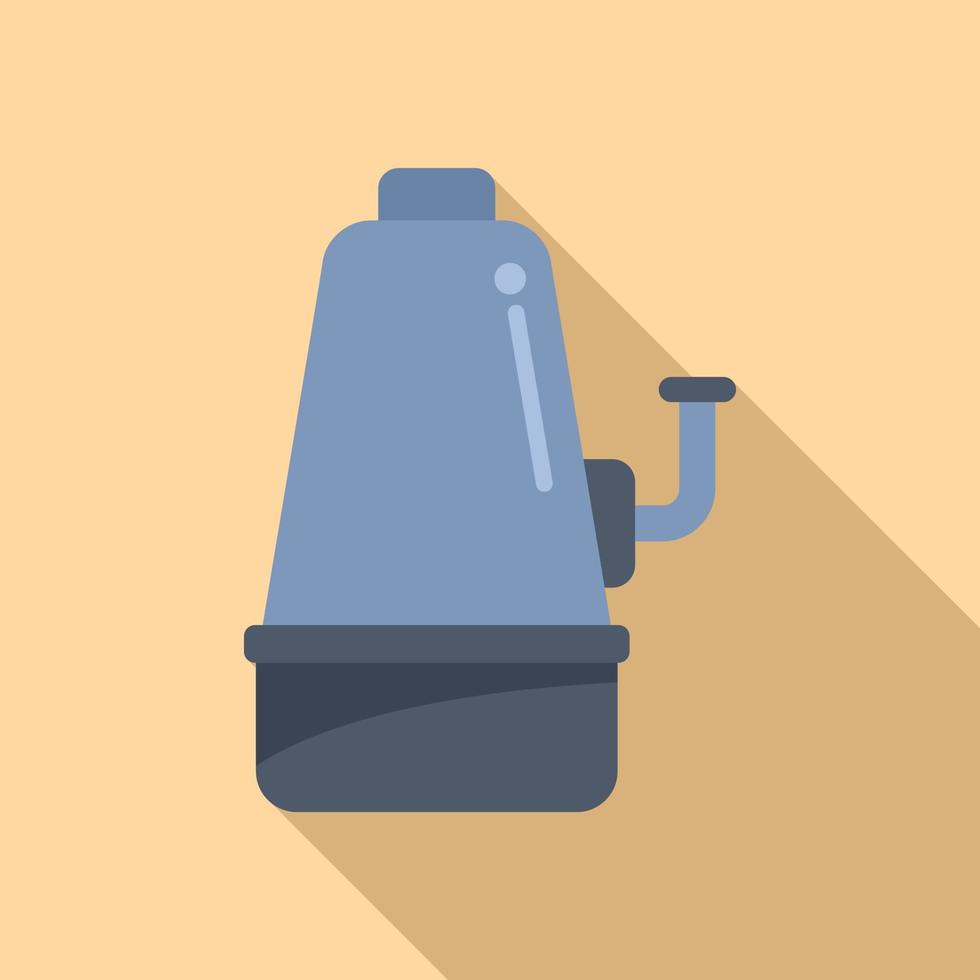 Shower pump icon flat vector. Cleaning pump vector