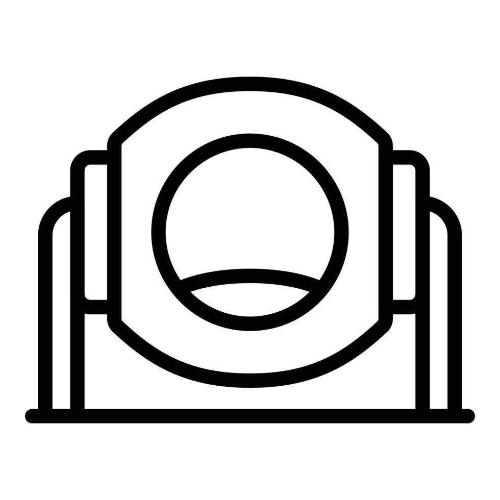 Sack mixer icon outline vector. Mix tool vector