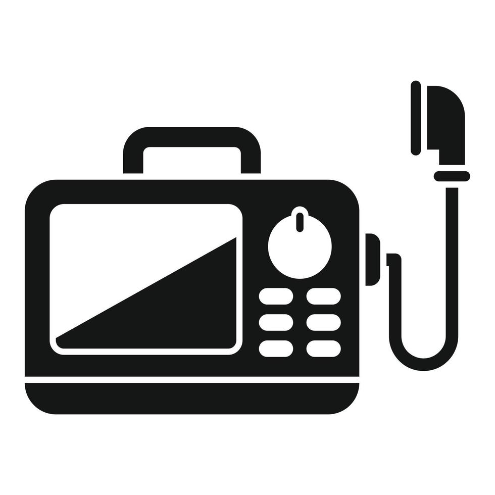 Medical ventilator tool icon simple vector. Patient machine vector