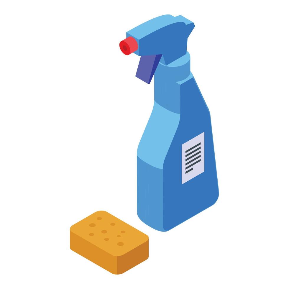 Home care services spray icon isometric vector. Help support vector