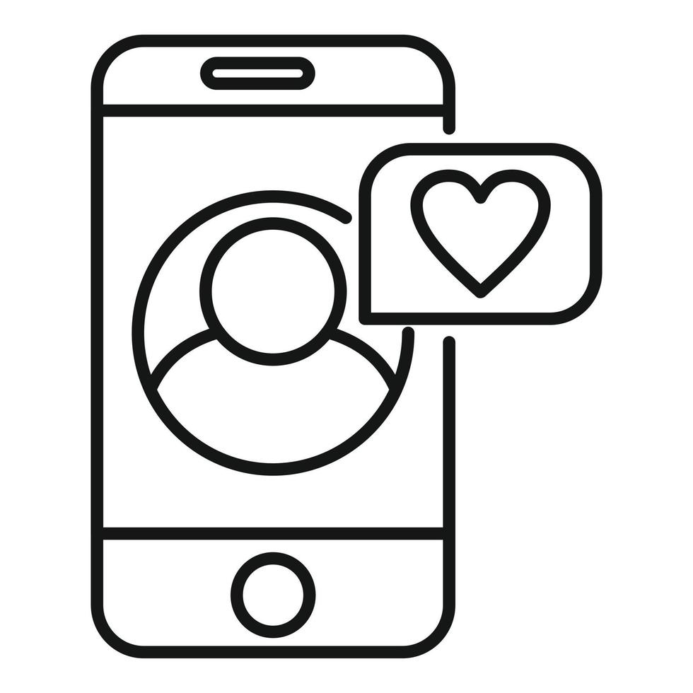 Trust phone call icon outline vector. Partner relationship vector