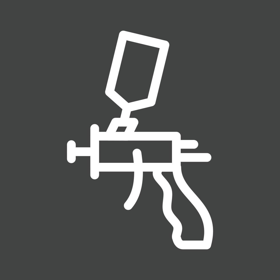 Spray Bottle Line Inverted Icon vector