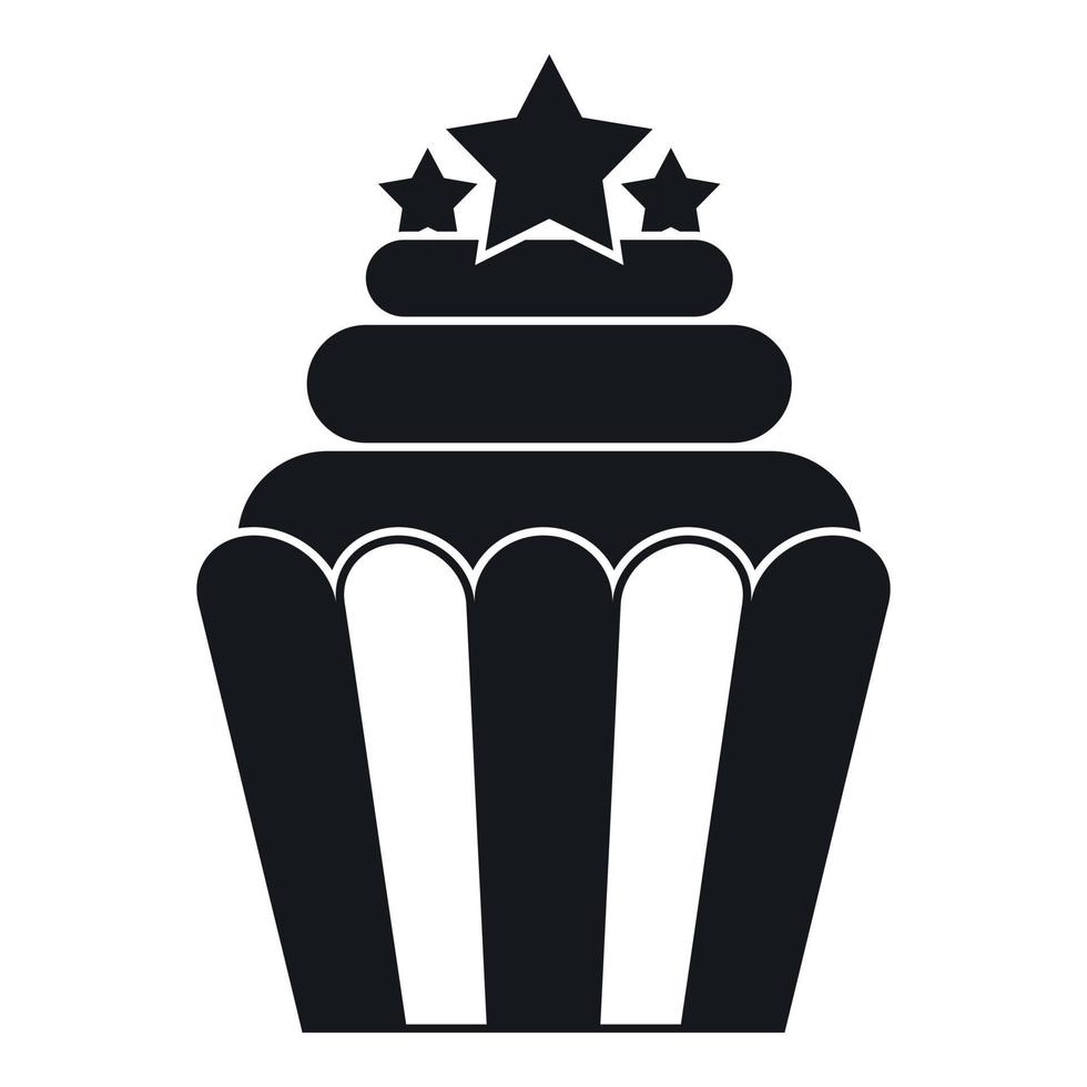 Popcorn icon , simple style vector