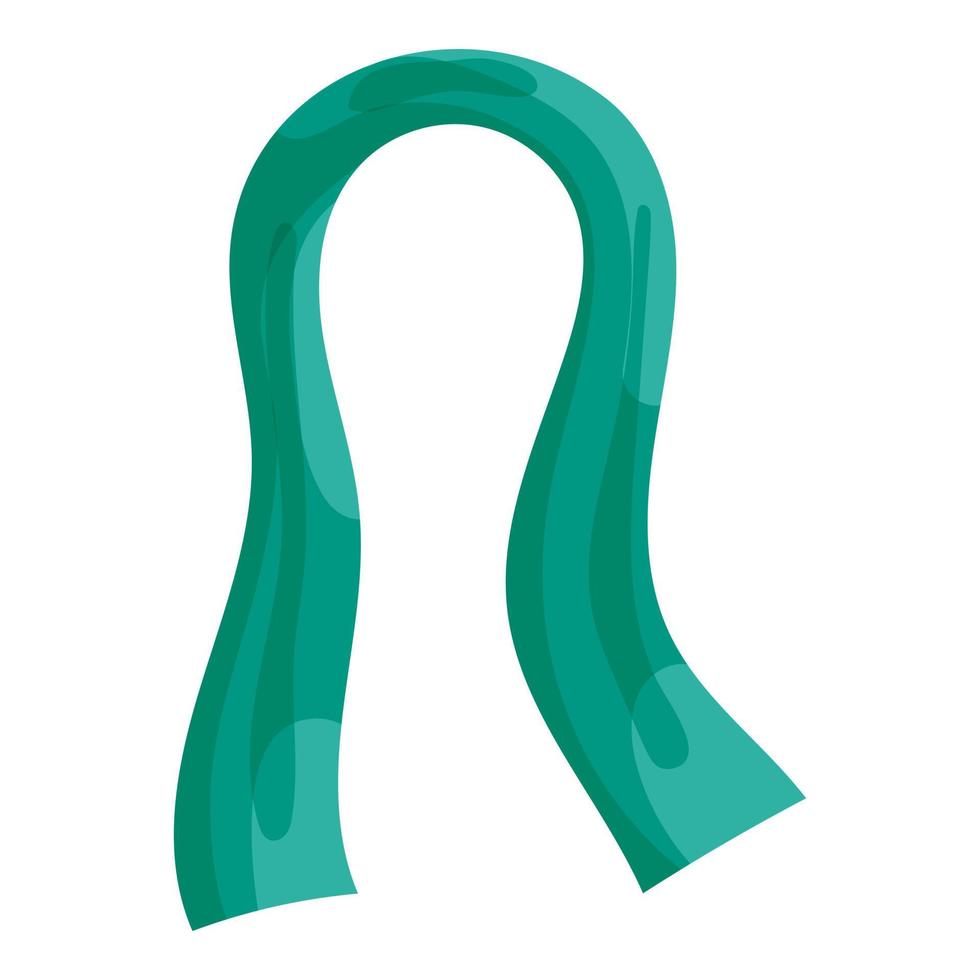 Scarf icon, cartoon style vector