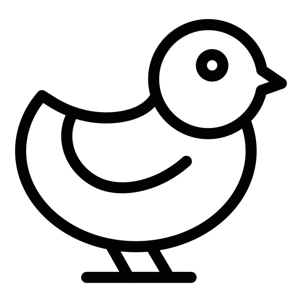 Little sparrow icon outline vector. House tree vector