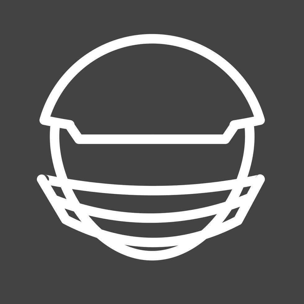 Sports Man Line Inverted Icon vector