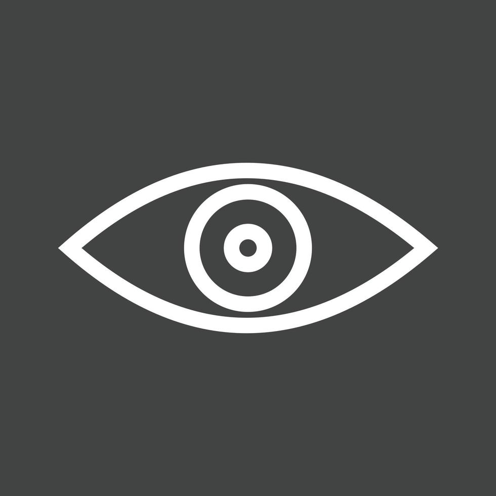 Remove Red Eye Line Inverted Icon vector