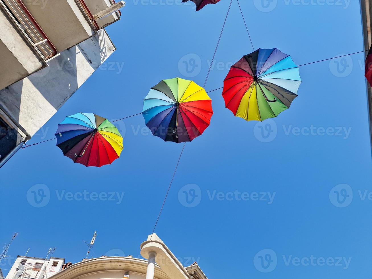 Apollonos Street, an Umbrella Street at Trikala photo