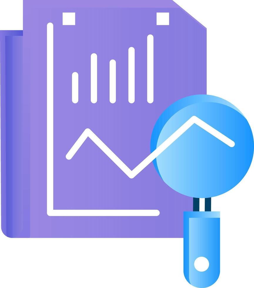 File Static Search Computing  Flat Color Icon Vector icon banner Template