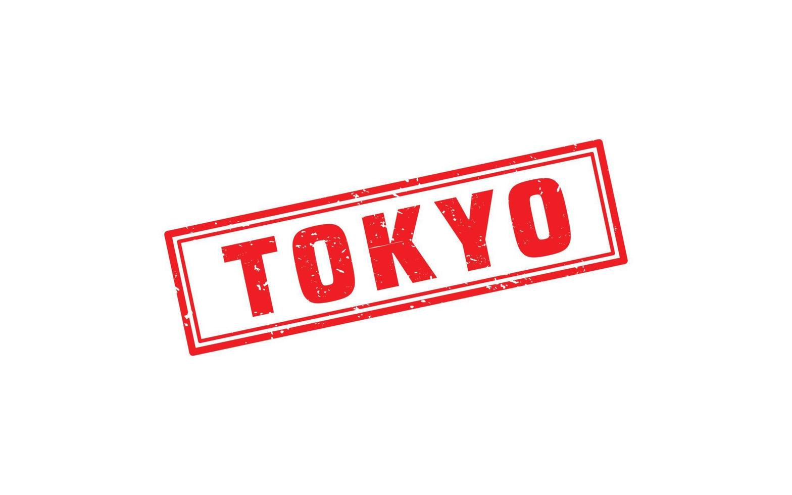 TOKYO JAPAN rubber stamp with grunge style on white background vector